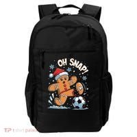 Oh Snap Gingerbreadman Christmas Soccer Backpack thumb 0