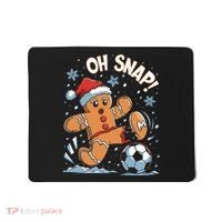 Oh Snap Gingerbreadman Christmas Soccer Mousepad thumb 0