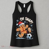 Oh Snap Gingerbreadman Christmas Soccer Women's Tank Top thumb 3