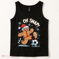 Oh Snap Gingerbreadman Christmas Soccer Tank Top thumb 2