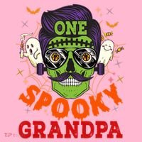 One Spooky Grandpa Halloween Horror Man Sunglasses Family Coaster thumb 2