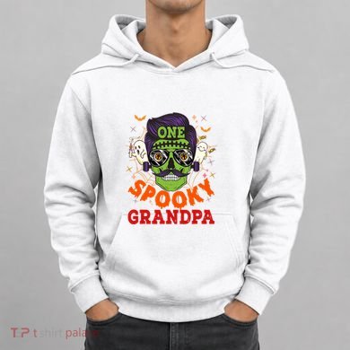 One Spooky Grandpa Halloween Horror Man Sunglasses Family Hoodie