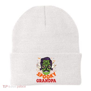 One Spooky Grandpa Halloween Horror Man Sunglasses Family Beanie