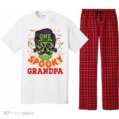 One Spooky Grandpa Halloween Horror Man Sunglasses Family Pajama Set