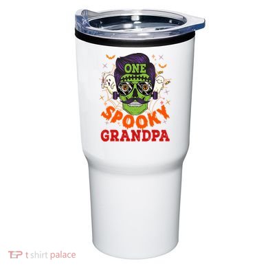 One Spooky Grandpa Halloween Horror Man Sunglasses Family Tumbler