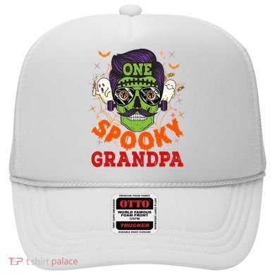 One Spooky Grandpa Halloween Horror Man Sunglasses Family Hat