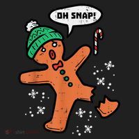 Oh Snap Gingerbread Man Funny Christmas Xmas Women Women's Sweatshirt thumb 2