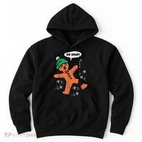 Oh Snap Gingerbread Man Funny Christmas Xmas Women Hoodie thumb 0
