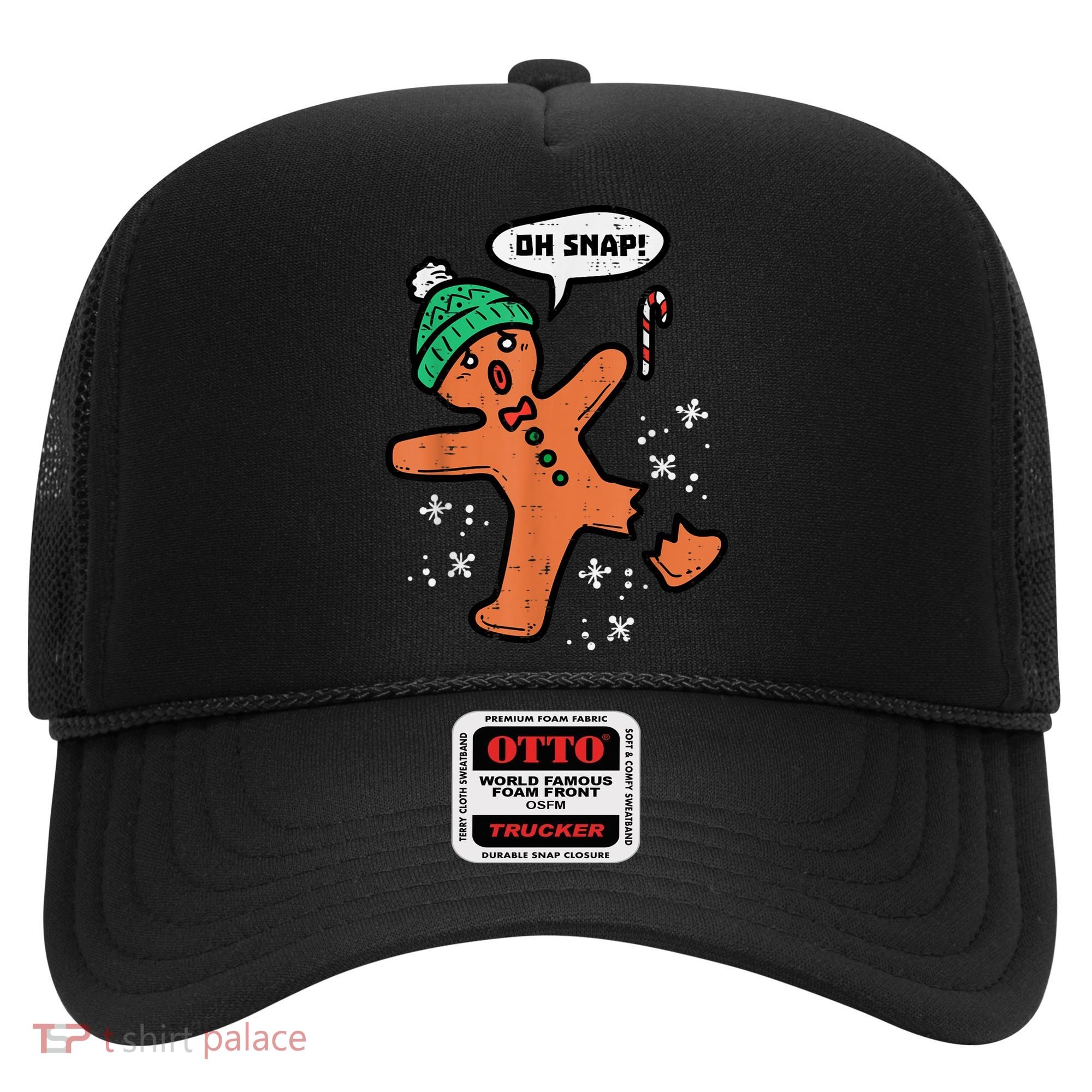 Oh Snap Gingerbread Man Funny Christmas Xmas Women Hat