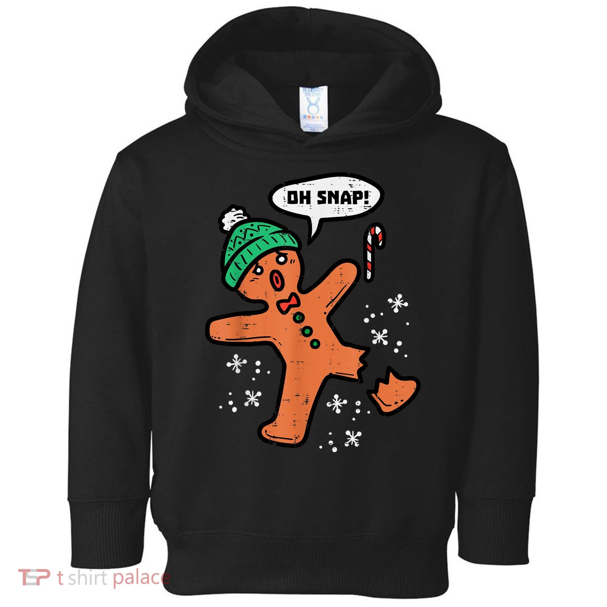 Oh Snap Gingerbread Man Funny Christmas Xmas Women Toddler Hoodie