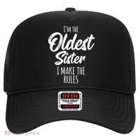 Oldest Sister Gift I Make The Rules Funny Matching Sibling Funny Gift Hat thumb 0