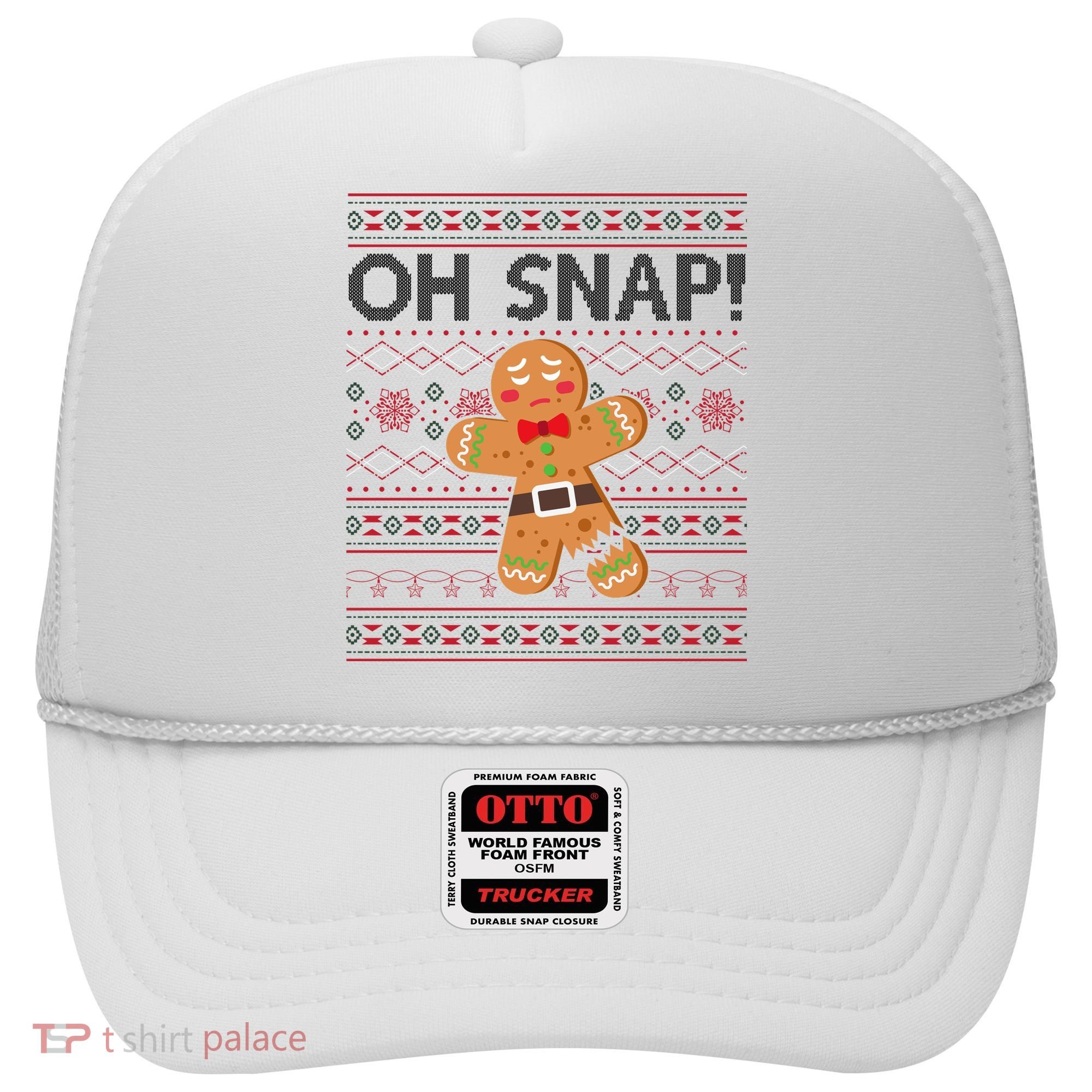 Oh Snap Gingerbread Ugly Christmas Funny Hat