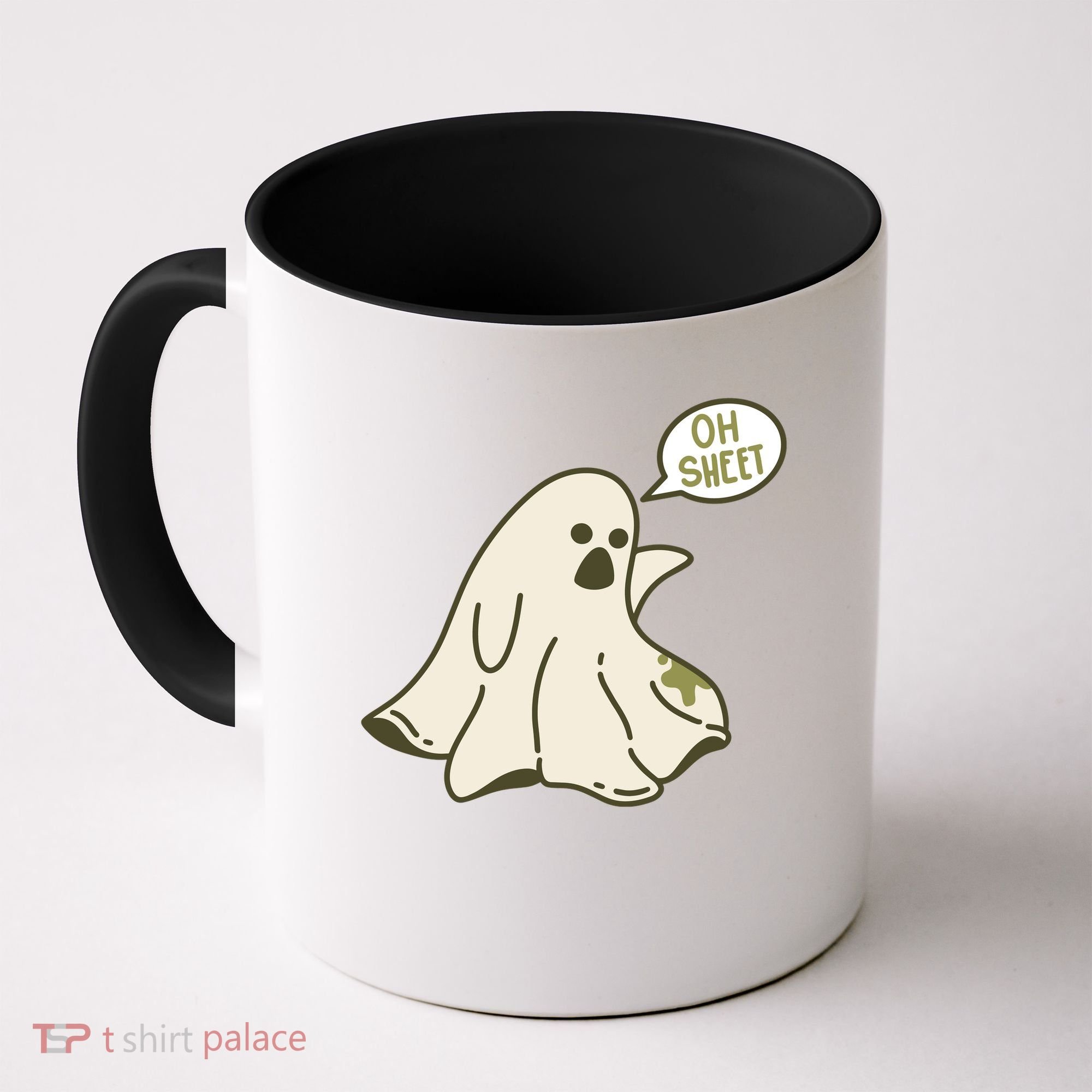 Oh Sheet Ghost Funny Coffee Mug