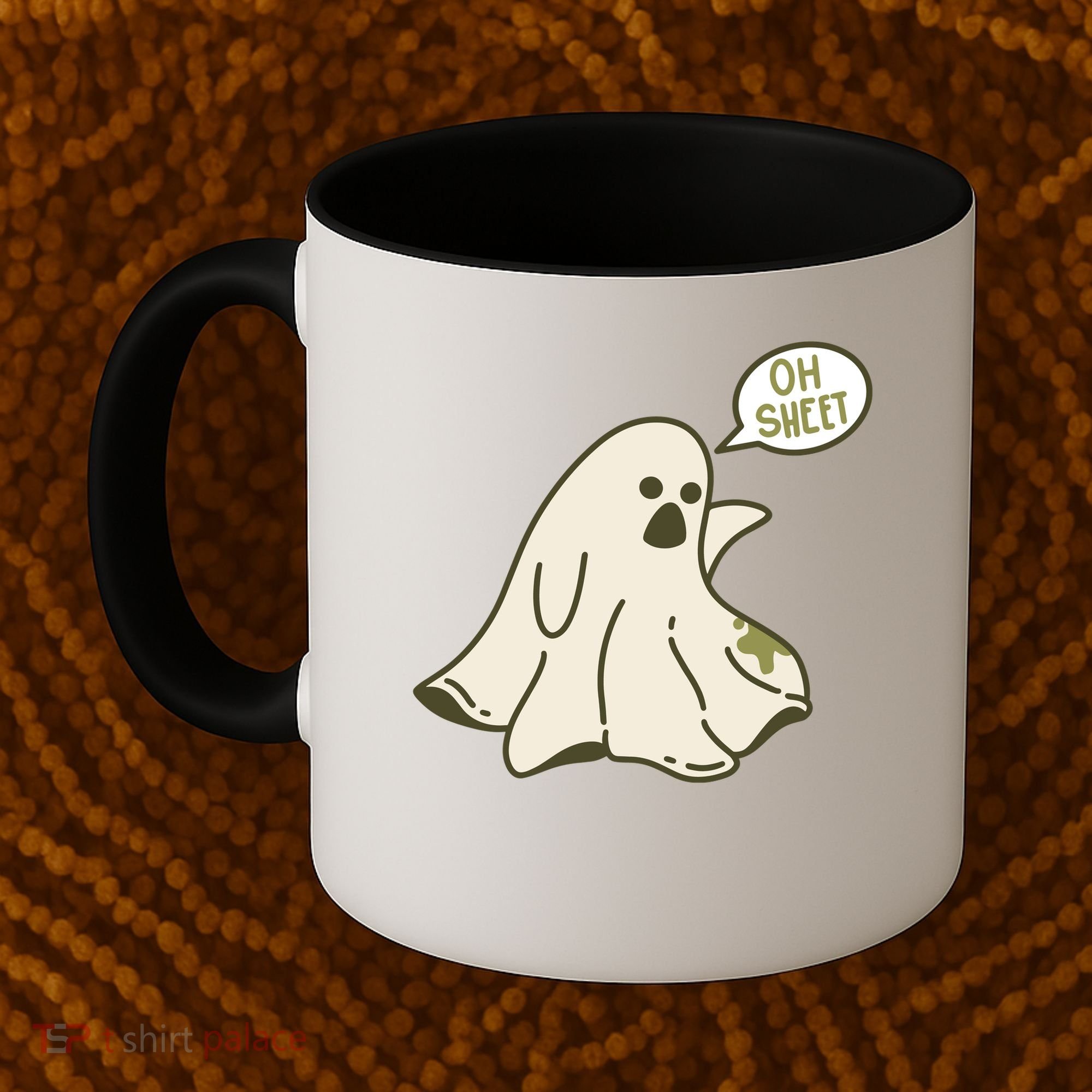 Oh Sheet Ghost Funny Coffee Mug