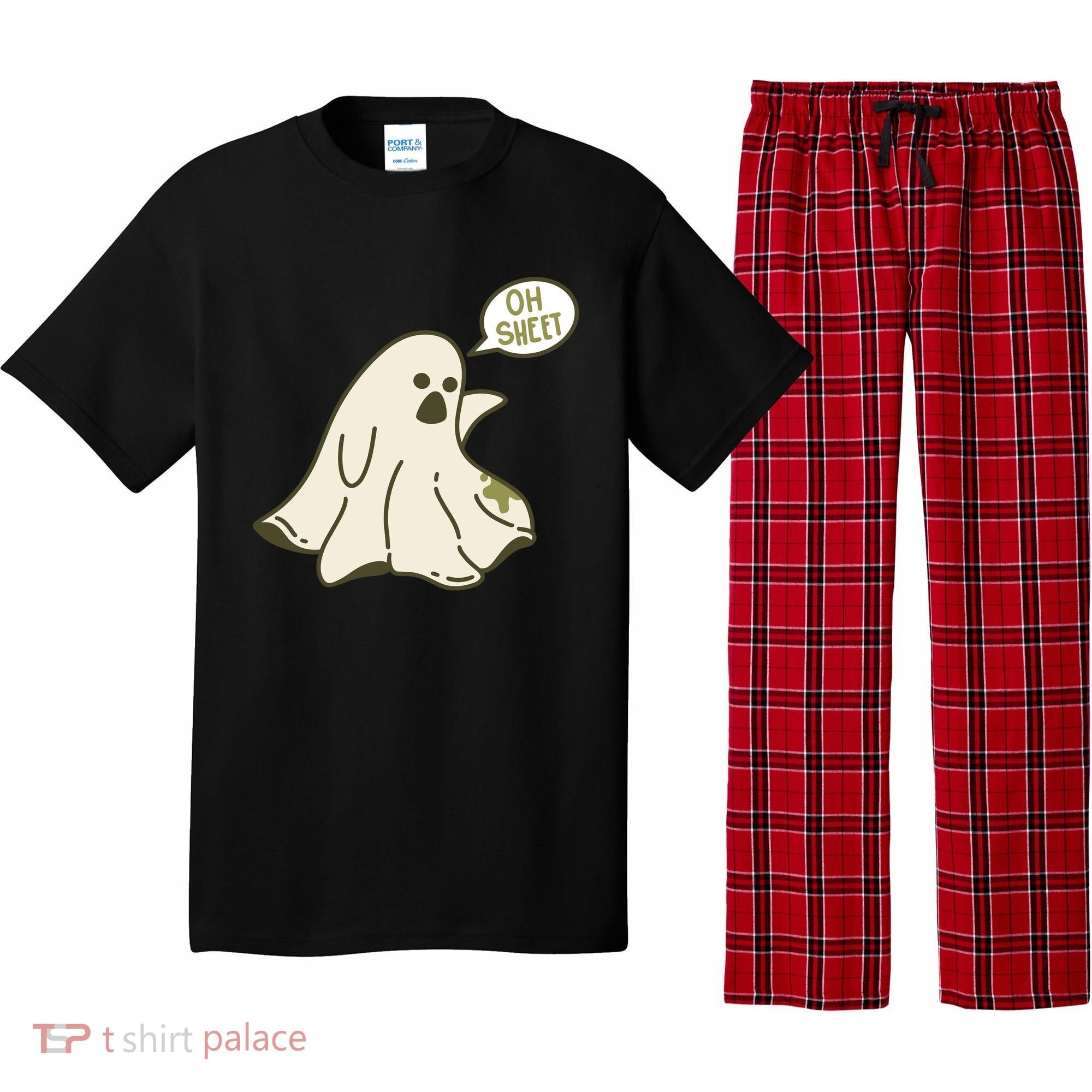 Oh Sheet Ghost Funny Pajama Set