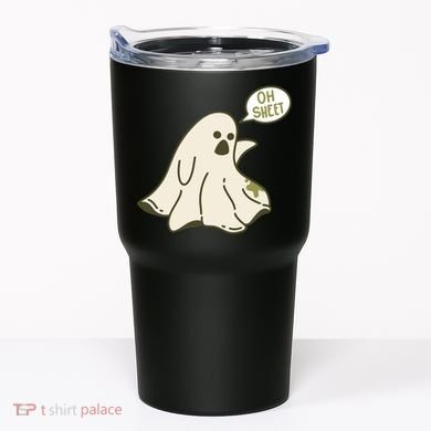 Oh Sheet Ghost Funny Tumbler