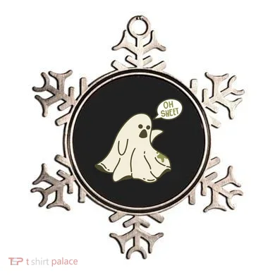 Oh Sheet Ghost Funny Ornament