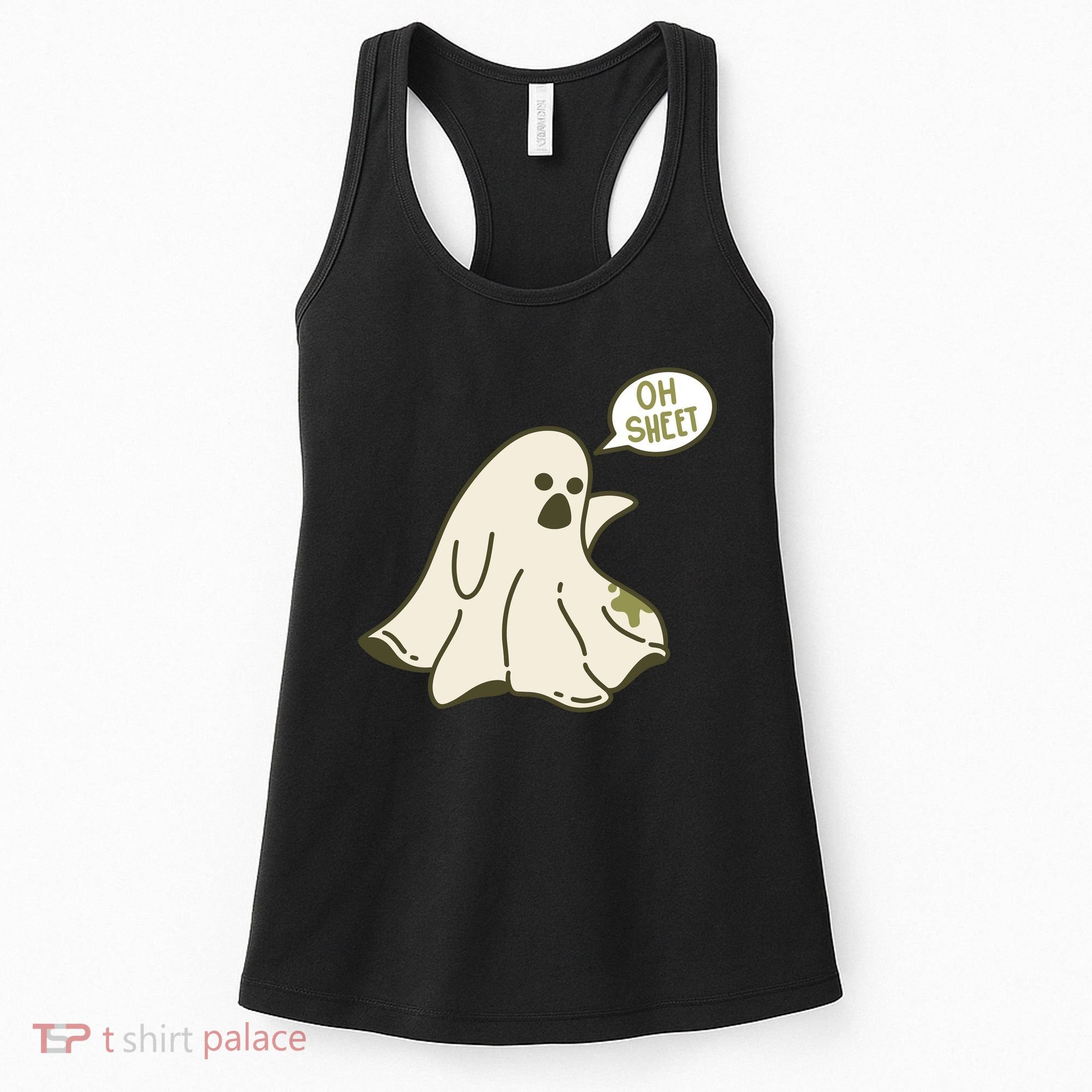 Oh Sheet Ghost Funny Women's Tank Top