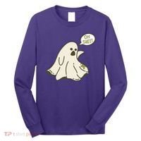 Oh Sheet Ghost Funny Long Sleeve Shirt thumb 0