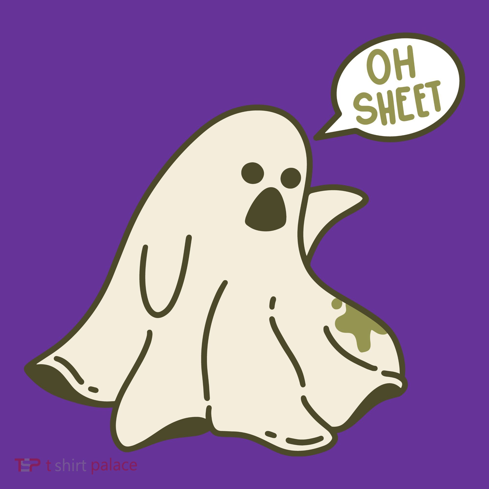 Oh Sheet Ghost Funny Long Sleeve Shirt