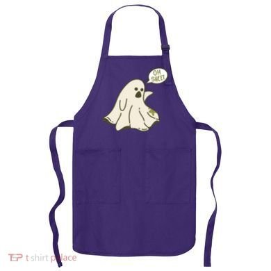 Oh Sheet Ghost Funny Apron