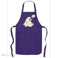 Oh Sheet Ghost Funny Apron thumb 0