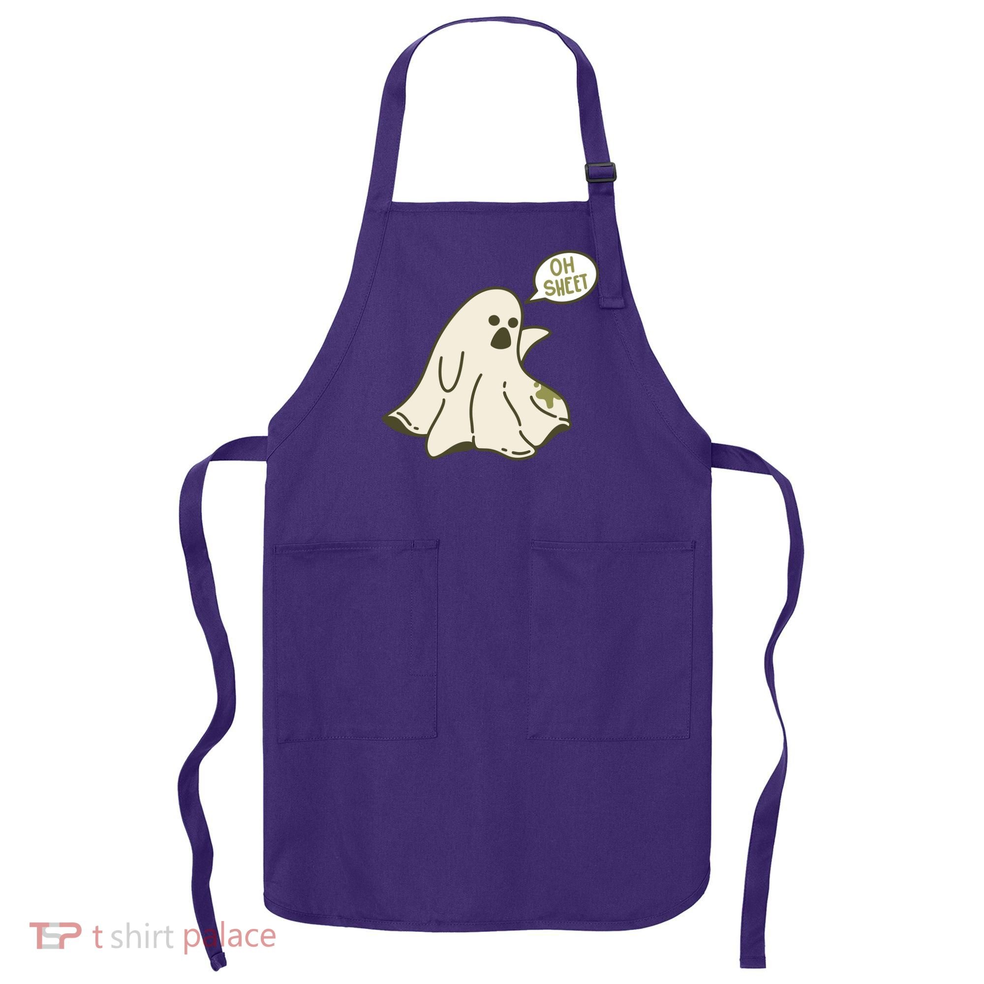 Oh Sheet Ghost Funny Apron