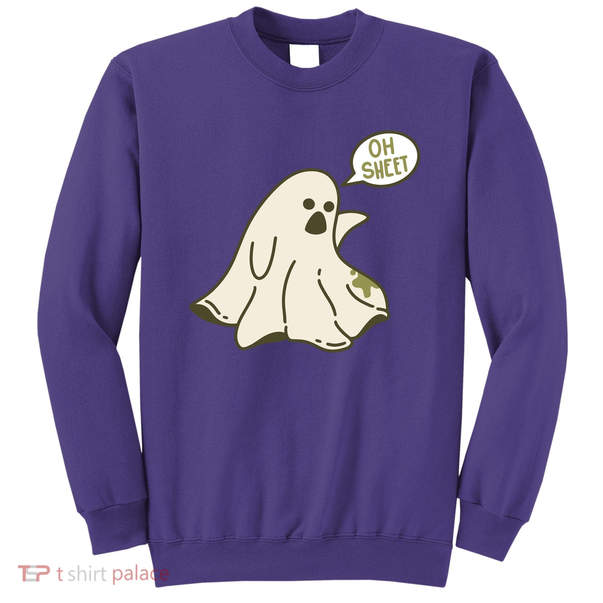 Oh Sheet Ghost Funny Sweatshirt