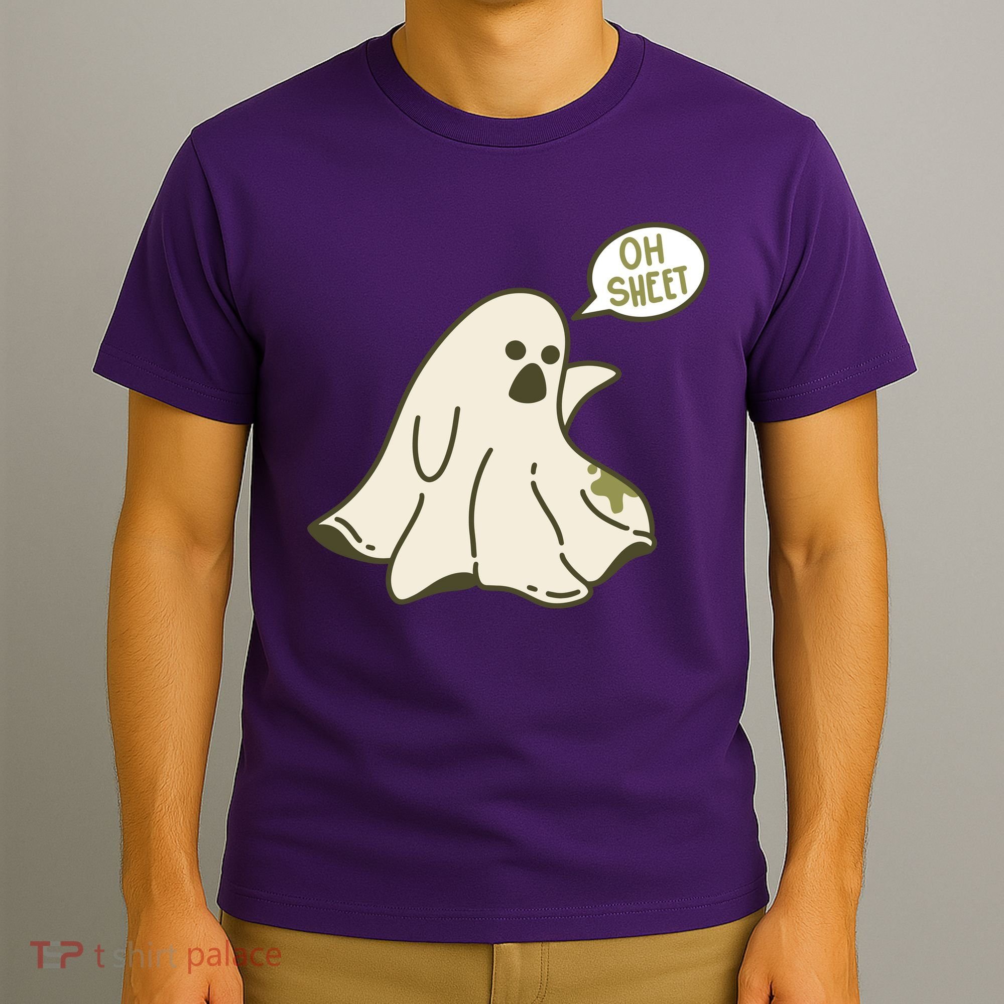 Oh Sheet Ghost Funny T-Shirt