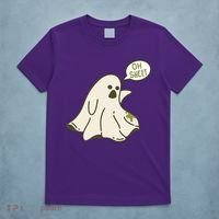 Oh Sheet Ghost Funny T-Shirt thumb 5