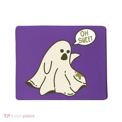 Oh Sheet Ghost Funny Mousepad
