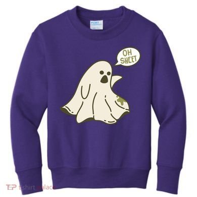 Oh Sheet Ghost Funny Kids Sweatshirt