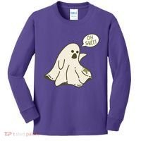 Oh Sheet Ghost Funny Kids Long Sleeve Shirt thumb 0