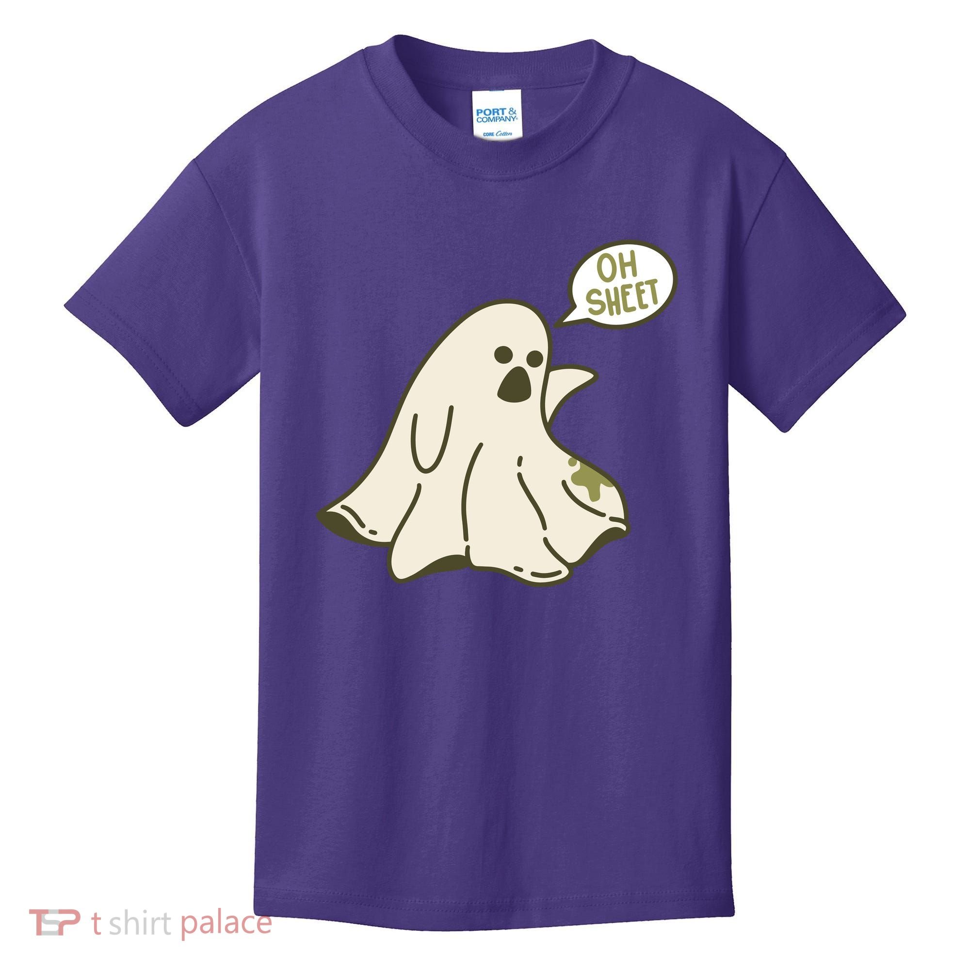 Oh Sheet Ghost Funny Kids T-Shirt