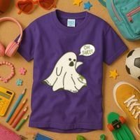 Oh Sheet Ghost Funny Kids T-Shirt thumb 3