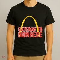 Obvious Shirts Gateway To Nowhere T-Shirt thumb 3