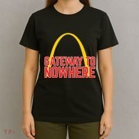 Obvious Shirts Gateway To Nowhere T-Shirt thumb 4