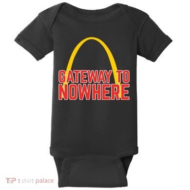 Obvious Shirts Gateway To Nowhere Baby Bodysuit