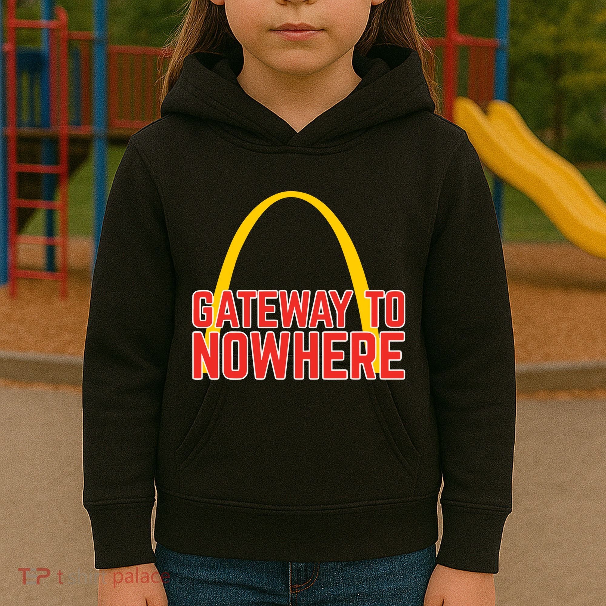 Obvious Shirts Gateway To Nowhere Kids Hoodie