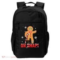 Oh Snap Gingerbread Christmas Xmas Happy Holiday Gift Backpack thumb 0
