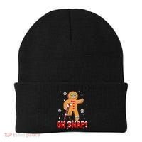 Oh Snap Gingerbread Christmas Xmas Happy Holiday Gift Beanie thumb 0