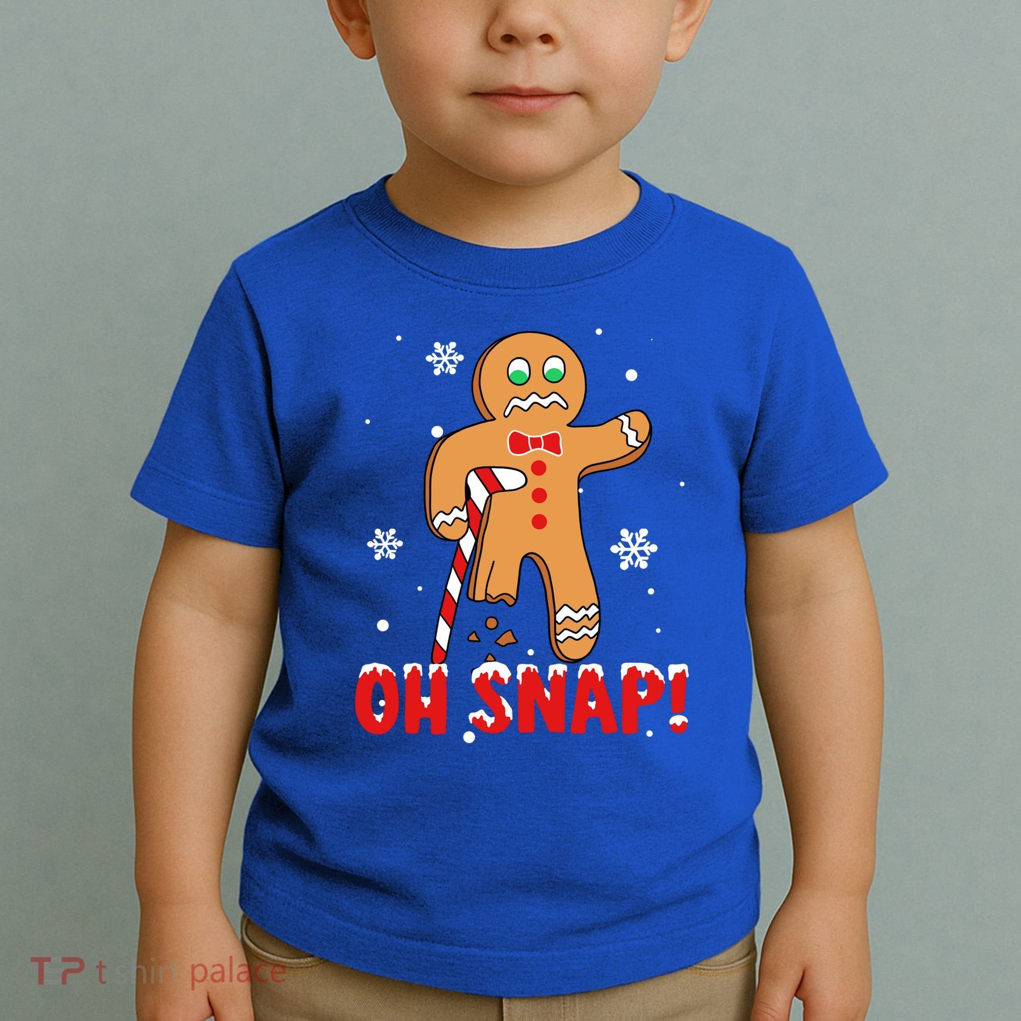 Oh Snap Gingerbread Christmas Xmas Happy Holiday Gift Toddler T-Shirt