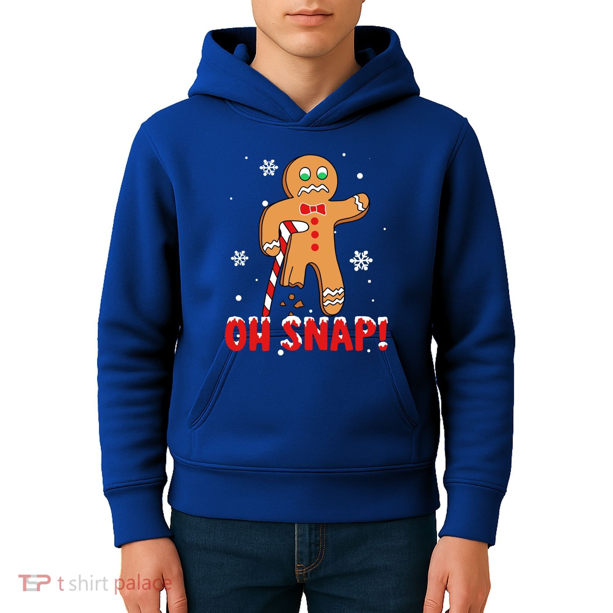 Oh Snap Gingerbread Christmas Xmas Happy Holiday Gift Kids Hoodie