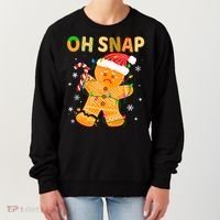 Oh Snap Gingerbread Man Christmas Cookie Costume Baking Team Women's Sweatshirt thumb 0
