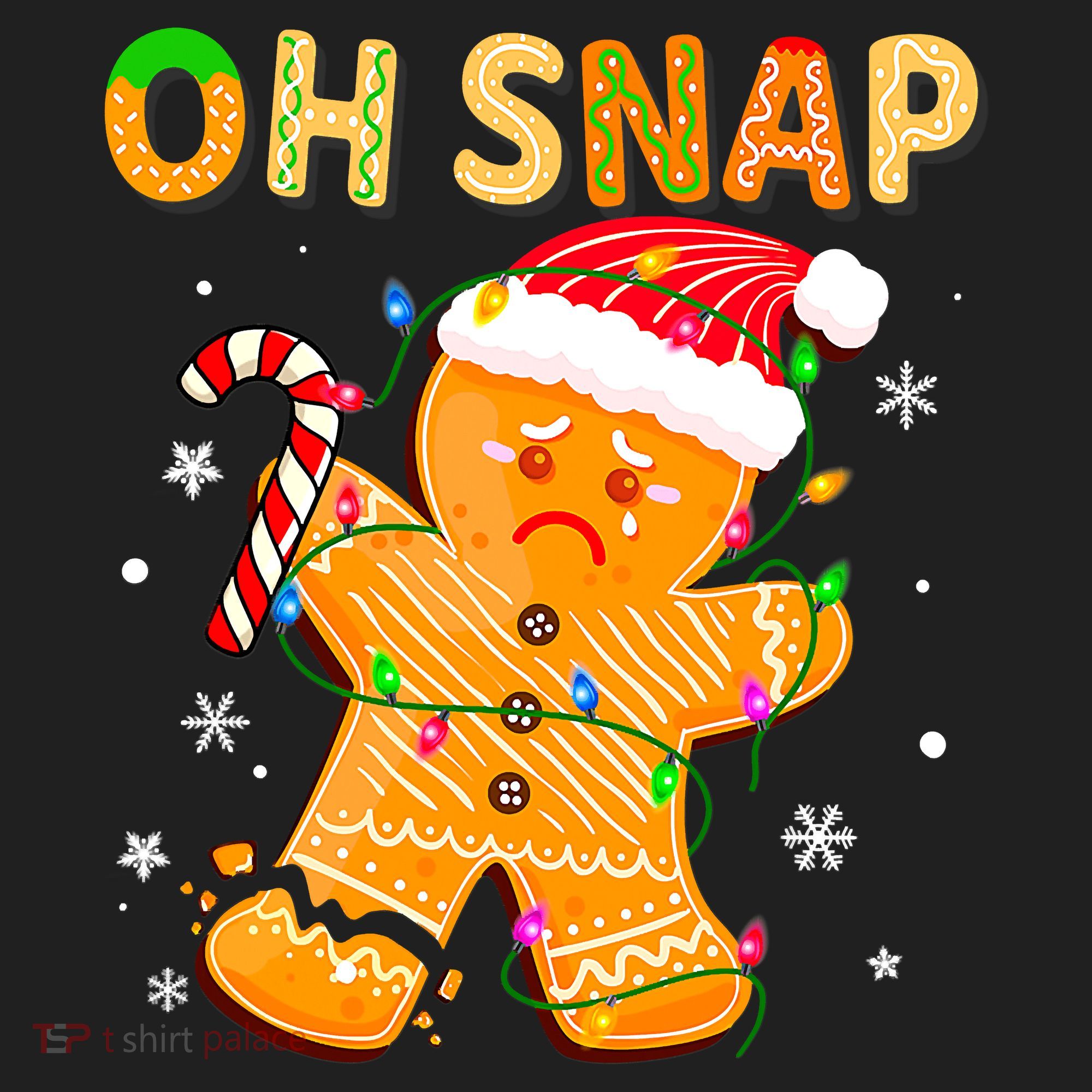Oh Snap Gingerbread Man Christmas Cookie Costume Baking Team Women's Sweatshirt