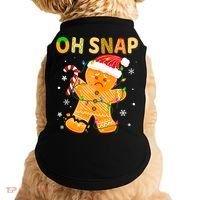 Oh Snap Gingerbread Man Christmas Cookie Costume Baking Team Doggie Tank thumb 0