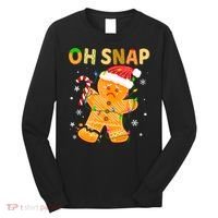 Oh Snap Gingerbread Man Christmas Cookie Costume Baking Team Long Sleeve Shirt thumb 0