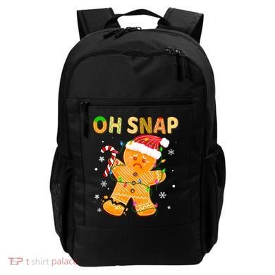Oh Snap Gingerbread Man Christmas Cookie Costume Baking Team Backpack