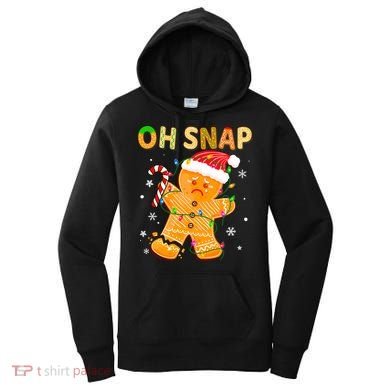 Oh Snap Gingerbread Man Christmas Cookie Costume Baking Team Women's Hoodie