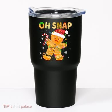 Oh Snap Gingerbread Man Christmas Cookie Costume Baking Team Tumbler
